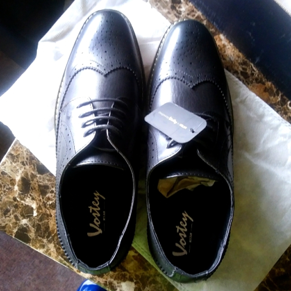 Vostey Mens Dress Shoes Black